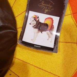 Doggie turkey Halloween costume size xl.